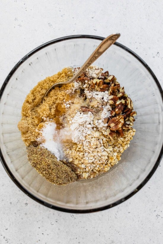 Cranberry Pear Crisp topping