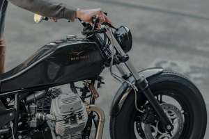 Custom Moto Guzzi V35 by Number 8 Moto
