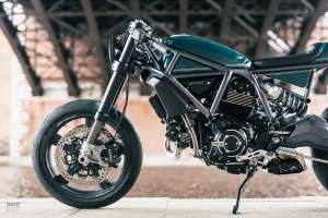 Custom-built Ducati Scrambler 1100 Sport Pro café racer by Wedge Motorcycle